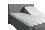 Mörgenn Elektrische Boxspring Nauplion Grijs - 90x200 cm, Verzenden, Nieuw, Grijs, Modern