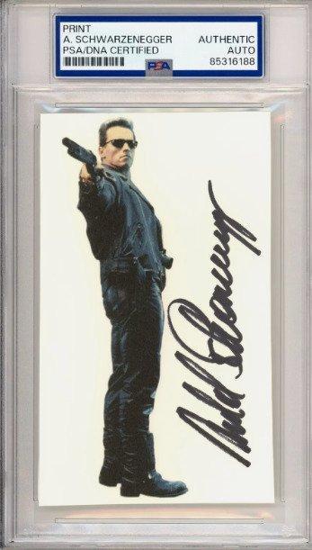 Terminator 2 Judgment Day - Arnold Schwarzenegger - Signed, Verzamelen, Film en Tv