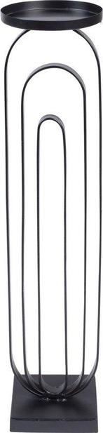 2dekans | Dutchbone Proa Kandelaar Zwart L, Huis en Inrichting, Woonaccessoires | Overige, Ophalen of Verzenden, Nieuw