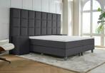 ACTIE! Boxspring Napoli 160 200 Antraciet, Verzenden, 200 cm, 160 cm, Nieuw