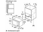 Bosch BFL523MB3 - Serie 2 - Inbouwmagnetron, Verzenden, Zo goed als nieuw