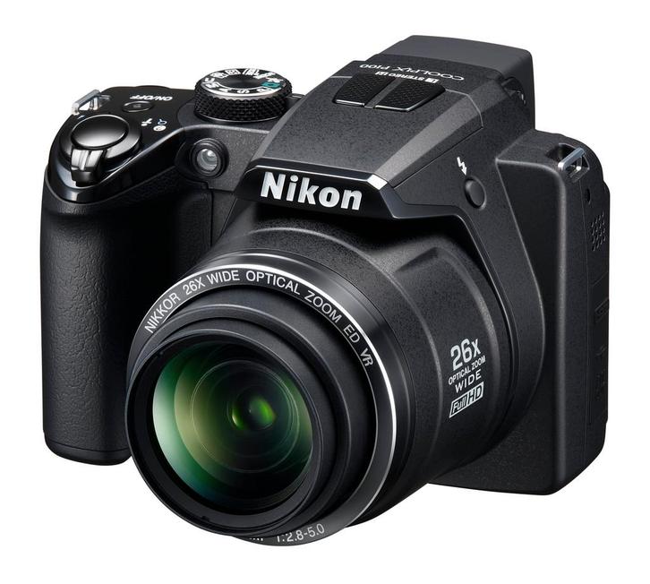 Nikon Coolpix P100 Digitale Bridge Camera - Zwart (In doos), Audio, Tv en Foto, Fotocamera's Digitaal, Zo goed als nieuw, Verzenden