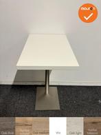 Bijzettafel – Vierkant – 57x37x70cm – Wit blad – Chr, Werkplek, Ophalen of Verzenden, Gebruikt, Bureau