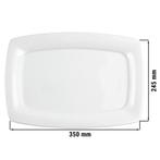 GGM Gastro | (6 stuks) SELTMANN WEIDEN | Gourmetbord hoekig, Huis en Inrichting, Keuken | Servies, Verzenden, Nieuw, Effen, Bord(en)