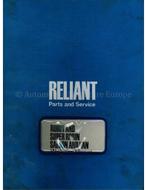 1976 RELIANT ROBIN WERKPLAATSHANDBOEK ENGELS