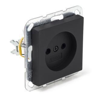 Stopcontact | Gira | E2 (Inbouw, Zwart), Doe-het-zelf en Verbouw, Elektra en Kabels, Nieuw, Verzenden