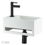 Fonteintje solid surface mat wit links, Doe-het-zelf en Verbouw, Verzenden, Nieuw