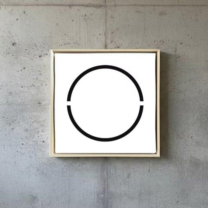 Václav Cigler (1929–2026) - Homage to the Black Square -, Antiek en Kunst, Antiek | Overige Antiek