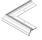 Roval Duplotrim onderprofiel buitenhoek bitumen, Doe-het-zelf en Verbouw, Dakpannen en Dakbedekking, Ophalen of Verzenden, Nieuw