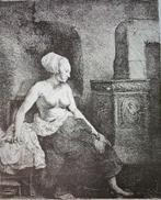 Rembrandt Harmensz van Rijn (1606-1669), after - Donna, Antiek en Kunst