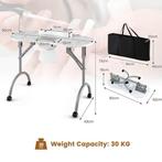 2dekans | Coast Opvouwbare Manicuretafel 90x43x73 cm Wit –, Ophalen of Verzenden, Zo goed als nieuw