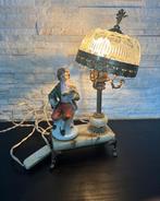 Tafellamp - Porselein, Marmer, Messing