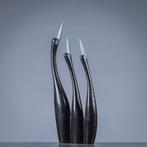 A Mutuke - sculptuur, Three birds - 280 mm - Serpetine stone, Antiek en Kunst