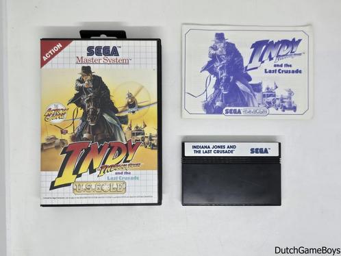 Sega Master System - Indy - Indiana Jones and the Last Crusa, Spelcomputers en Games, Games | Sega, Gebruikt, Verzenden