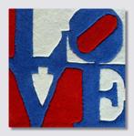 Robert Indiana (1928-2018) - Czech LOVE - art carpet, Antiek en Kunst