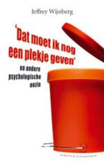 Dat moet ik nog een plekje geven en andere psychologische, Boeken, Verzenden, Gelezen, Jeffrey Wijnberg