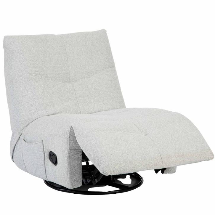 Relaxfauteuil Lazy | Licht Grijs, Huis en Inrichting, Fauteuils, Nieuw, Ophalen of Verzenden