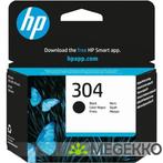 HP 304 Black Original Standard Capacity Ink Cartridge, Verzenden, Nieuw, HP