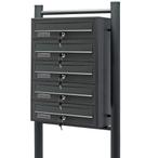 Brievenbusconstructie groeps brievenbus voor bedrijven, flat, Tuin en Terras, Brievenbussen, Nieuw, Rvs