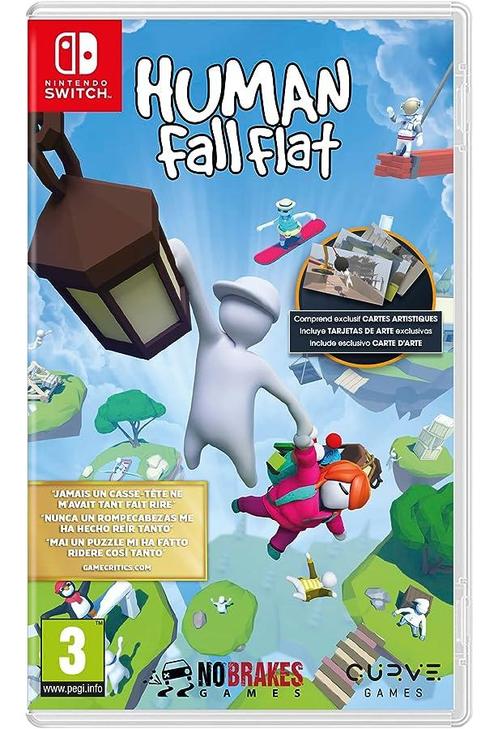 Switch Human Fall Flat, Spelcomputers en Games, Games | Nintendo Switch, Zo goed als nieuw, Verzenden