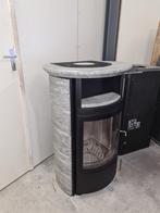 MOOIE HARK HOUTKACHEL MET KERAMISCHE STENEN, Ophalen, Gebruikt, Houtkachel, Vrijstaand