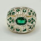 Zonder Minimumprijs - Statement ring - 9 kt. Geel goud,, Sieraden, Tassen en Uiterlijk, Antieke sieraden