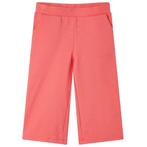 vidaXL Kinderbroek met wijde pijpen 92 koraalkleurig, Verzenden, Nieuw