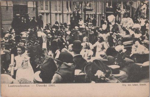 UTRECHT - Lustrumfeesten - Utrecht 1901, Verzamelen, Ansichtkaarten | Nederland, Verzenden