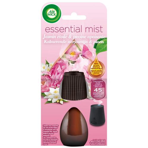 6x Air Wick Essential Mist Navulling Jasmijn & Pioen 20 ml, Huis en Inrichting, Schoonmaakartikelen, Verzenden