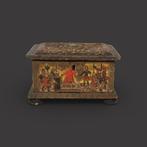Rare pastiglia casket, Italy, 15th century - Kist - tablet