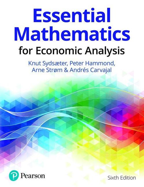 9781292359281 Essential Mathematics for Economic Analysis, Boeken, Studieboeken en Cursussen, Nieuw, Verzenden