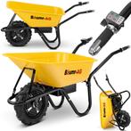 Elektrische kruiwagen - 100L - tot 180 kg - 500 W - geel..., Ophalen of Verzenden, Nieuw