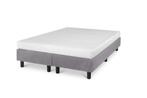Boxspring Student Basic Lichtgrijs - 140x200 cm, Huis en Inrichting, Slaapkamer | Boxsprings, Verzenden, Nieuw, Overige kleuren