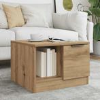 vidaXL Salontafel 50x50x36 cm bewerkt hout artisanaal, Huis en Inrichting, Verzenden, Nieuw, Overige houtsoorten, 50 tot 100 cm