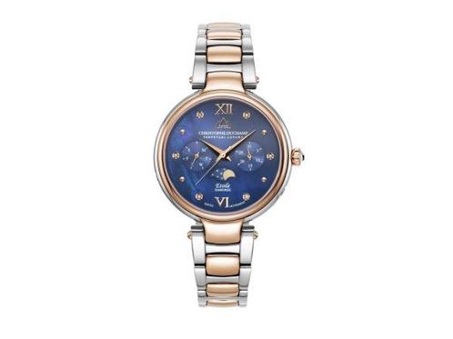 Veiling - Christophe Duchamp ETOILE - Silver/Rose Gold, Sieraden, Tassen en Uiterlijk, Horloges | Heren