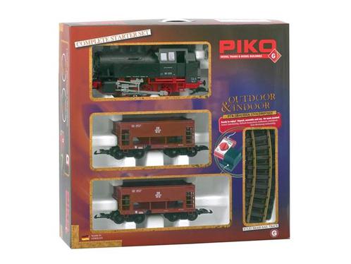 PIKO 37100 Start-Set Güterzug BR 80 + 2 Schüttgutwagen, Hobby en Vrije tijd, Modeltreinen | Overige schalen, Overige typen, Nieuw