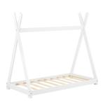Juniorbed Tipi eenpersoonsbed incl. matras 80x160 - wit, Huis en Inrichting, Slaapkamer | Bedden, Verzenden, Nieuw