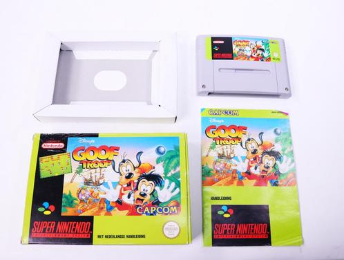 SNES - Goof Troop - Boxed CIB (B-Grading), Spelcomputers en Games, Games | Nintendo Super NES, Ophalen of Verzenden