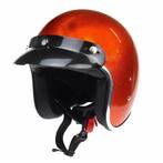 Redbike RB-765 retro jethelm metal flake orange, Verzenden, Nieuw met kaartje