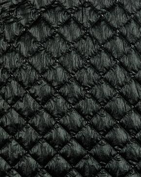Gewatteerde Polyester Zwart Paillet, Hobby en Vrije tijd, Stoffen en Lappen, Zwart, Nieuw