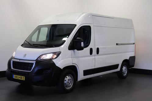 Peugeot Boxer 2.2 BlueHDi 120PK 2x Schuifdeur L2H2 EURO 6, Auto's, Peugeot, Dealer onderhouden, Lease, Zwart, Handgeschakeld, Overige carrosserieën