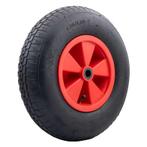Kruiwagenwiel / skelterwiel met rode velg, Auto diversen, Aanhangwagen-onderdelen, Verzenden, Nieuw