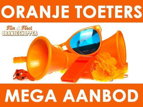 Oranje toeters kopen - Mega aanbod oranje toeters, Hobby en Vrije tijd, Feestartikelen, Feestartikel, Nieuw, Ophalen of Verzenden