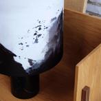 Dyberg Larsen - Tafellamp - Marmer - Textiel, Zwart marmer -