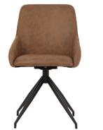 2dekans | Dutchbone Laurel draaibare eetkamerstoel – elegant, Ophalen of Verzenden, Zo goed als nieuw