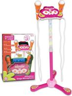 Bontempi Spa Podium Microfoon - Speelgoedmicrofoon - Roze, Ophalen of Verzenden, Zo goed als nieuw