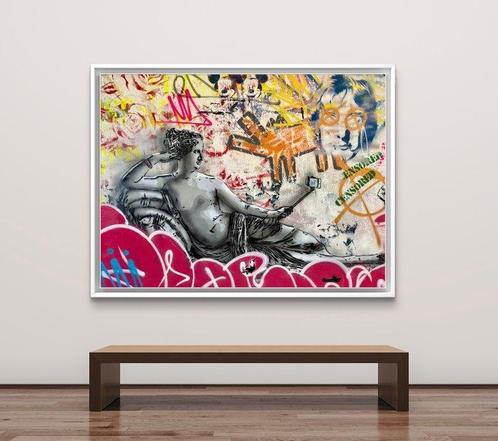 Mart Signed - (infinite version) (borghese selfie), Antiek en Kunst, Kunst | Schilderijen | Modern