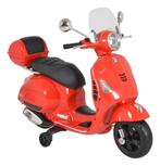 Moni Vespa GTS Super Red 3-6 jaar Elektrische Scooter BO801, Verzenden, Nieuw, Loopvoertuig