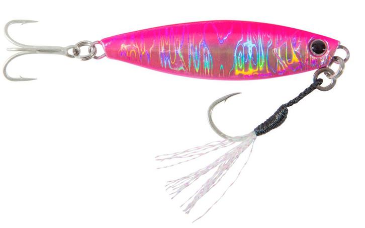 Ultimate Dazu Wide Casting Jig Pink Flash 40g, Watersport en Boten, Hengelsport | Algemeen, Overige typen, Nieuw, Verzenden