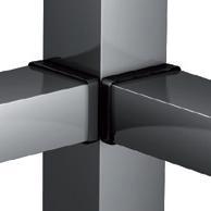 Hekwerk Pro Hoekpaal 60x60x2600mm voor 3 liggers met sier..., Tuin en Terras, Schuttingen, Nieuw, Ophalen of Verzenden